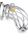 Rouge Stainless Steel Chasity Cock Cage With Padlock