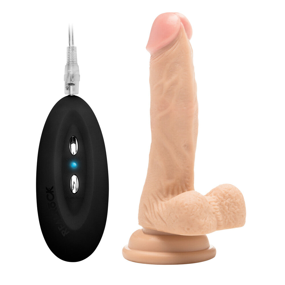 Vibrating Realistic Cock With Scrotum