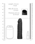 RealRock 7 Inch Penis Sleeve Black