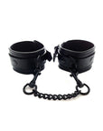 Rouge Garments Plain Black Wrist Cuffs