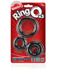 Screaming O RingO x3 Cock Rings Black