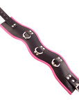 Rouge Garments Black And Pink Padded Posture Collar