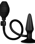 Black Booty Call Pumper Silicone Inflatable Small Anal Plug