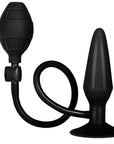 Black Booty Call Pumper Silicone Inflatable Medium Anal Plug