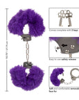 Ultra Fluffy Furry Cuffs Purple