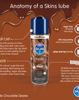 Skins Double Chocolate Desire Waterbased Lubricant 130ml