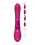 Vive Chou Double Action Interchangeable Rabbit Vibrator Pink