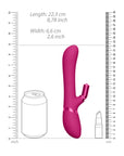 Vive Chou Double Action Interchangeable Rabbit Vibrator Pink