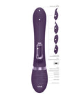 Vive Etsu Interchangeable Rabbit Vibrator Purple