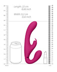 Vive Suki Triple Action Strapless Strap On Vibrator Pink