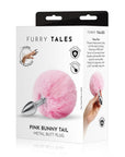 Furry Tales Pink Bunny Tail Butt Plug