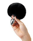 Furry Tales Black Bunny Tail Butt Plug