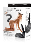 Furry Tales Grey Foxtail Butt Plug