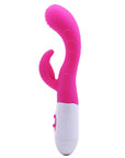 Silicone Dual Motors GSpot Vibrator Pink