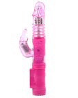 Pink Rabbit Vibrator With Thrusting Motion