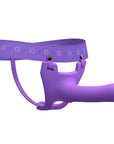 Zoro Silicone Strap on System With Waistbands Purple 5.5 Inch