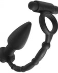 Viaticus Dual Cock Ring And Anal Plug Vibrator