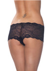 Black Lace Hotpants