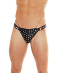 Leather Studded Brief