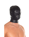 Leather Full Face Mask With Detachable Blinkers