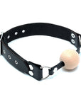 Leather Gag With Wooden Ball