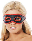 Red And Black Leather Mask