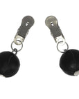 Nipple Clamps With Round Black Weights